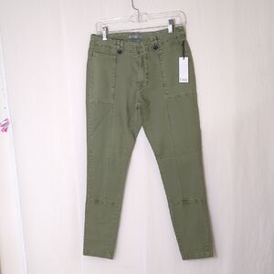 Olive Green Denim Jeans Size 27